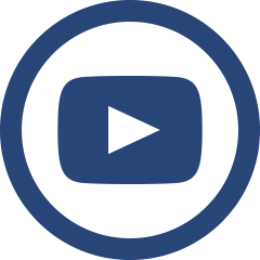 Blue YouTube Icon