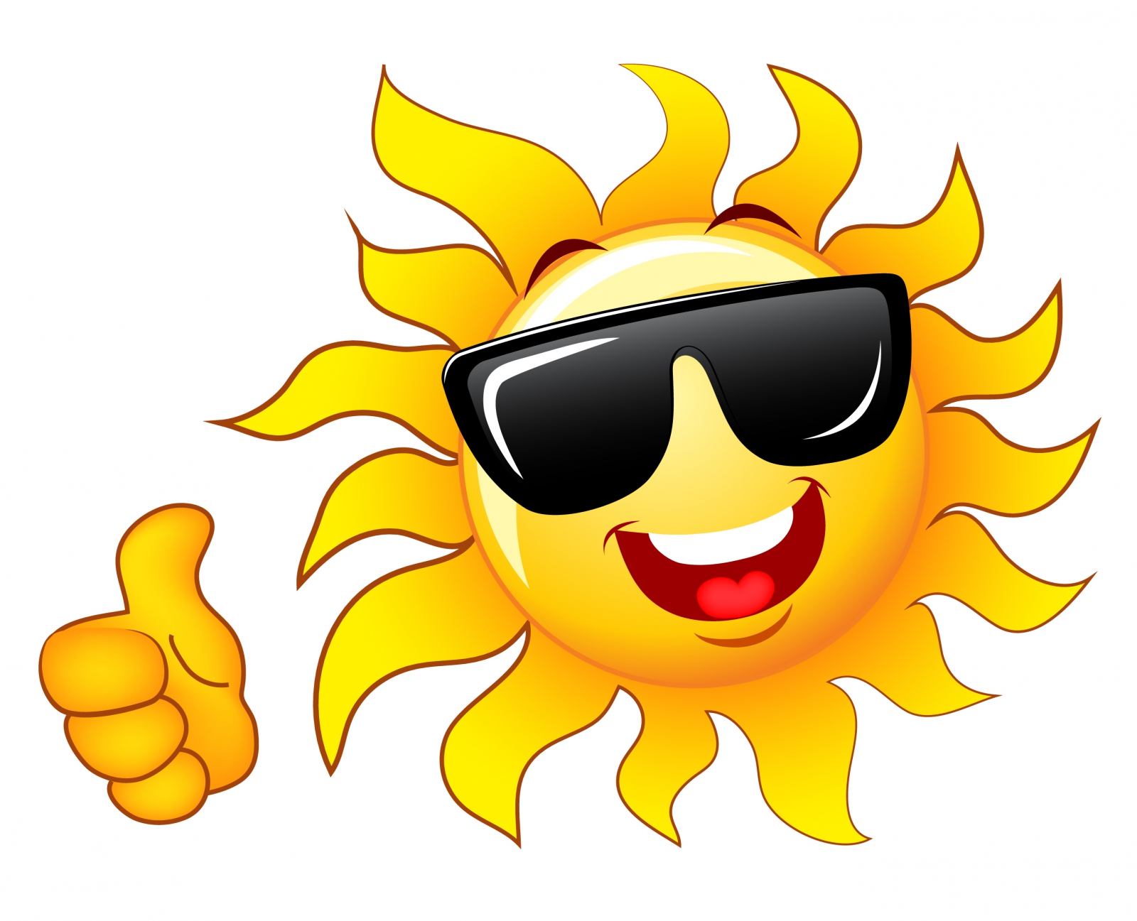 Cartoon Sun With Sunglasses - ClipArt Best