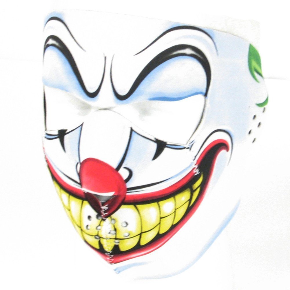 Evil Clown Neoprene Face Mask