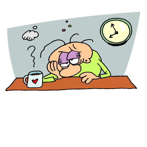 Tired Clipart