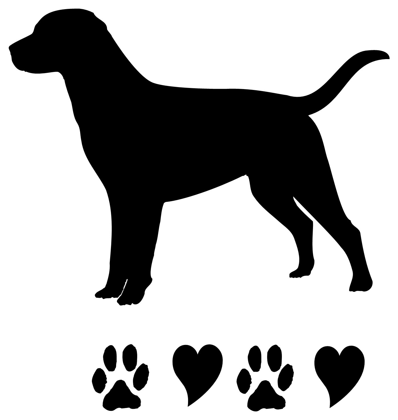 Lab Silhouette Clipart