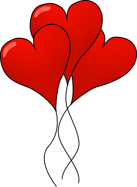 L Cartoon Love Heart Balloon - ClipArt Best