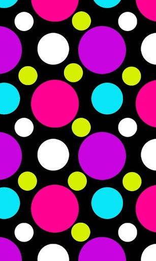 Rainbow Polka Dot Wallpaper