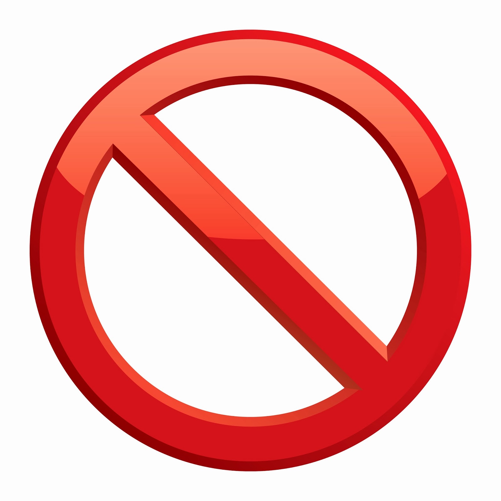 Do Not Signs Clipart