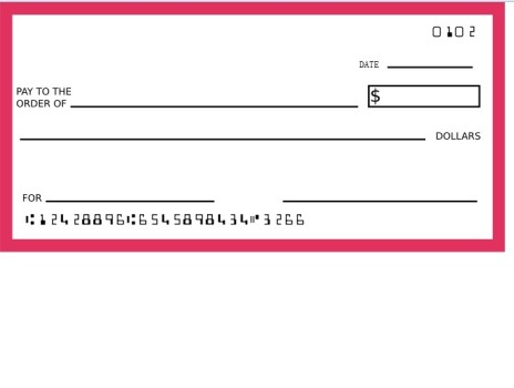 Free blank cheque clipart - ClipartFox