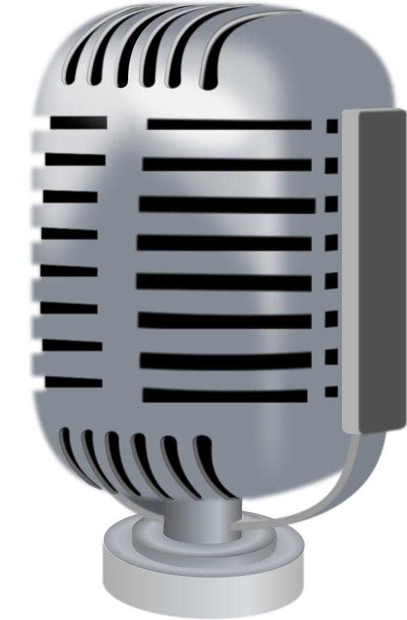 Old microphone Clipart, vector clip art online, royalty free ...