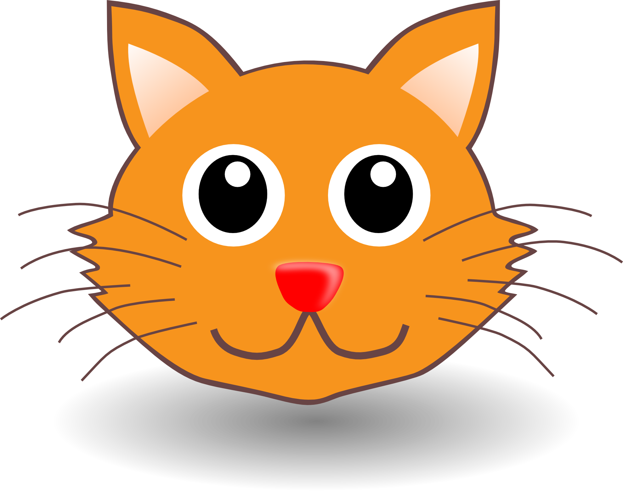 cat face cartoon SVG - ClipArt Best - ClipArt Best