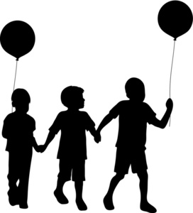 Children Clipart Silhouette - Free Clipart Images