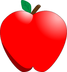 Cartoon Apple clip art - vector clip art online, royalty free ...