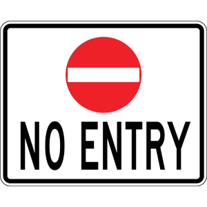 A No Entry Sign - ClipArt Best