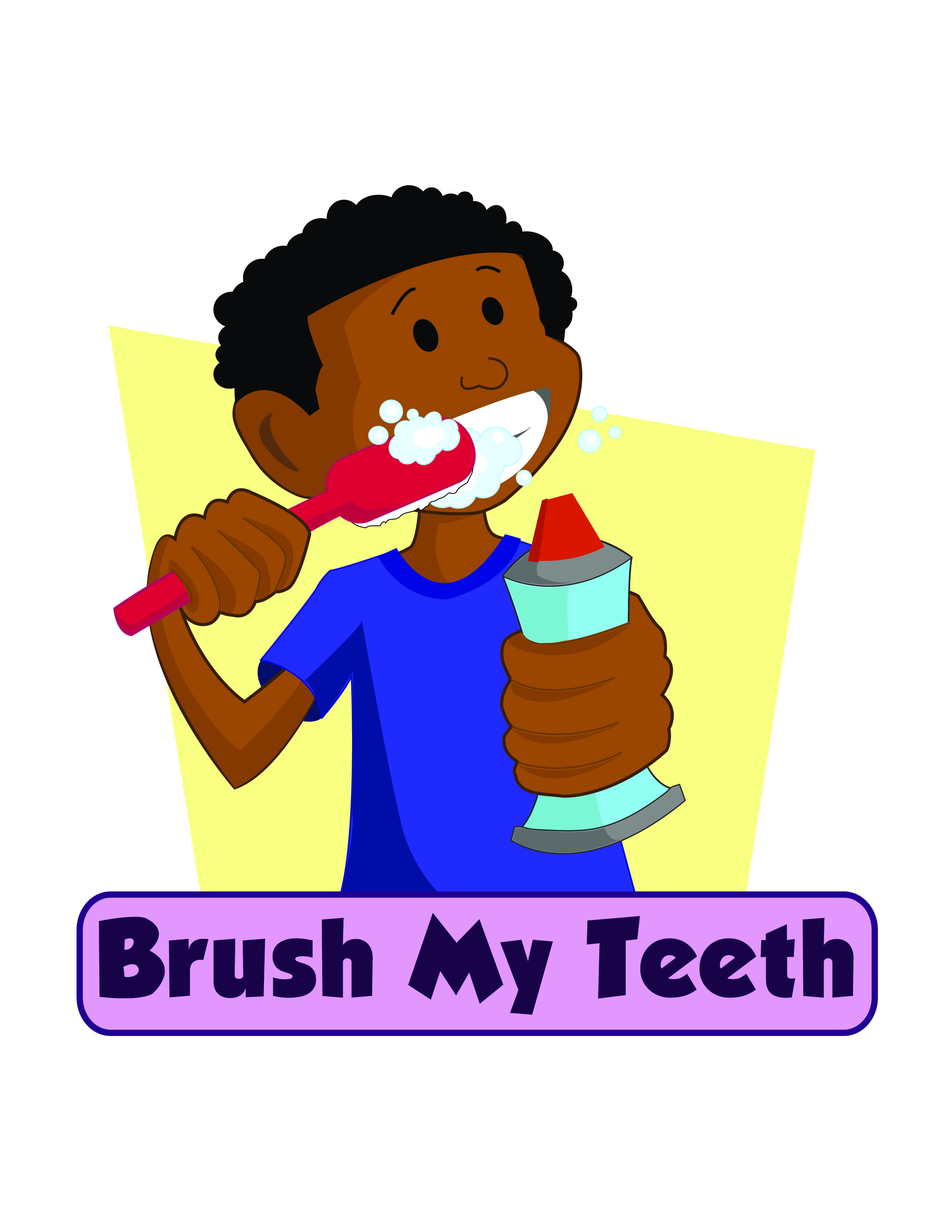 Brushing your teeth clipart