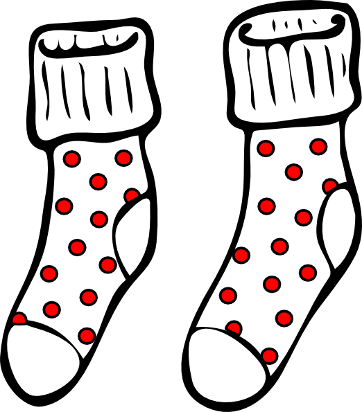 Socks And Feet Clipart