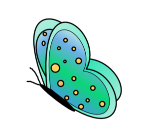 Green Butterfly clip art - vector clip art online, royalty free ...