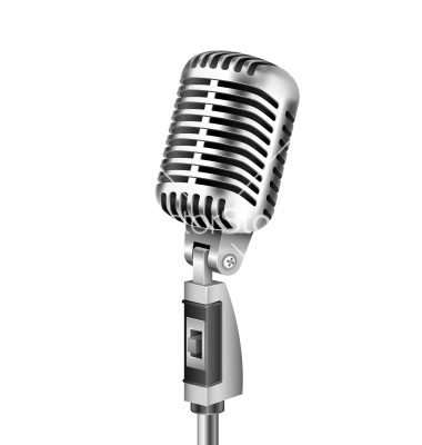 Vintage Microphone Clipart