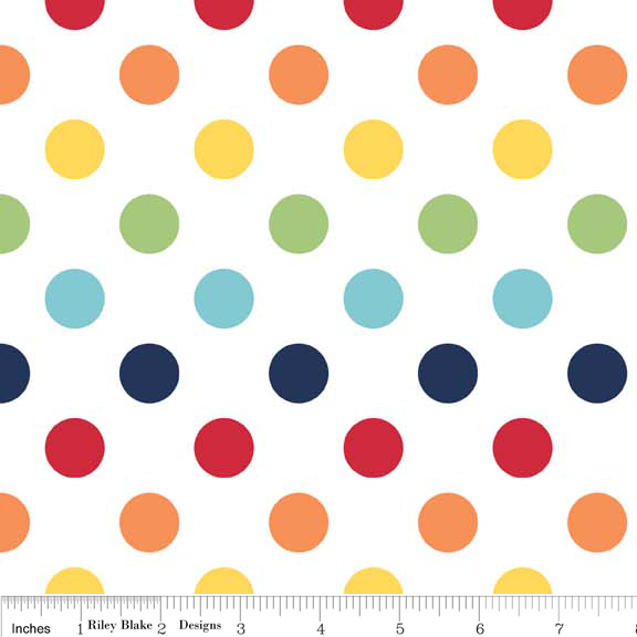 Rainbow Polka Dot