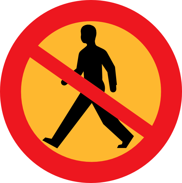 No Entry Sign Clipart