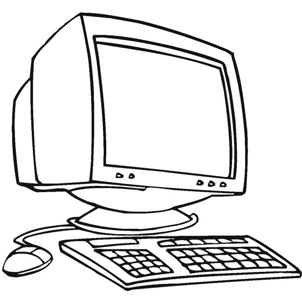 Computer Coloring Pages. computer coloring page family coloring ...