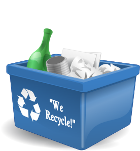 Recycling Box 3d clip art - vector clip art online, royalty free ...