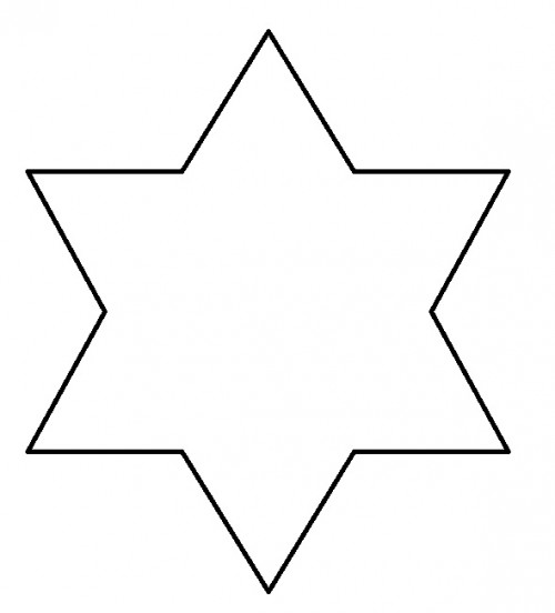 Six point ninja star clipart