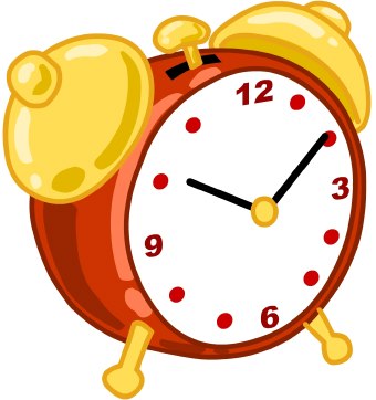 Clock Clip Art Half Hour - Free Clipart Images