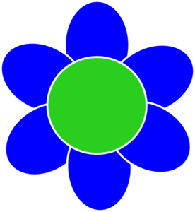 Blue Flower Clipart - Tumundografico