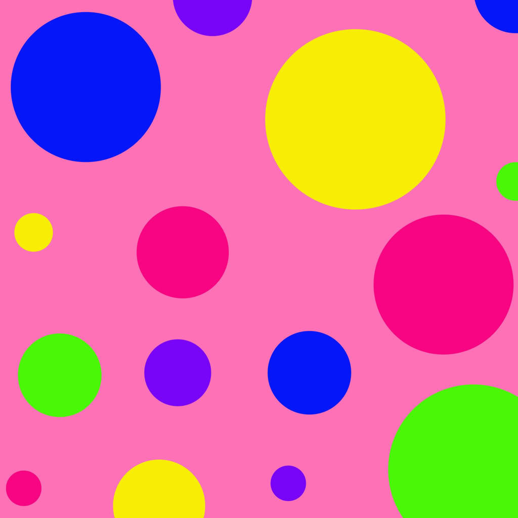 Rainbow Polka Dot Wallpaper