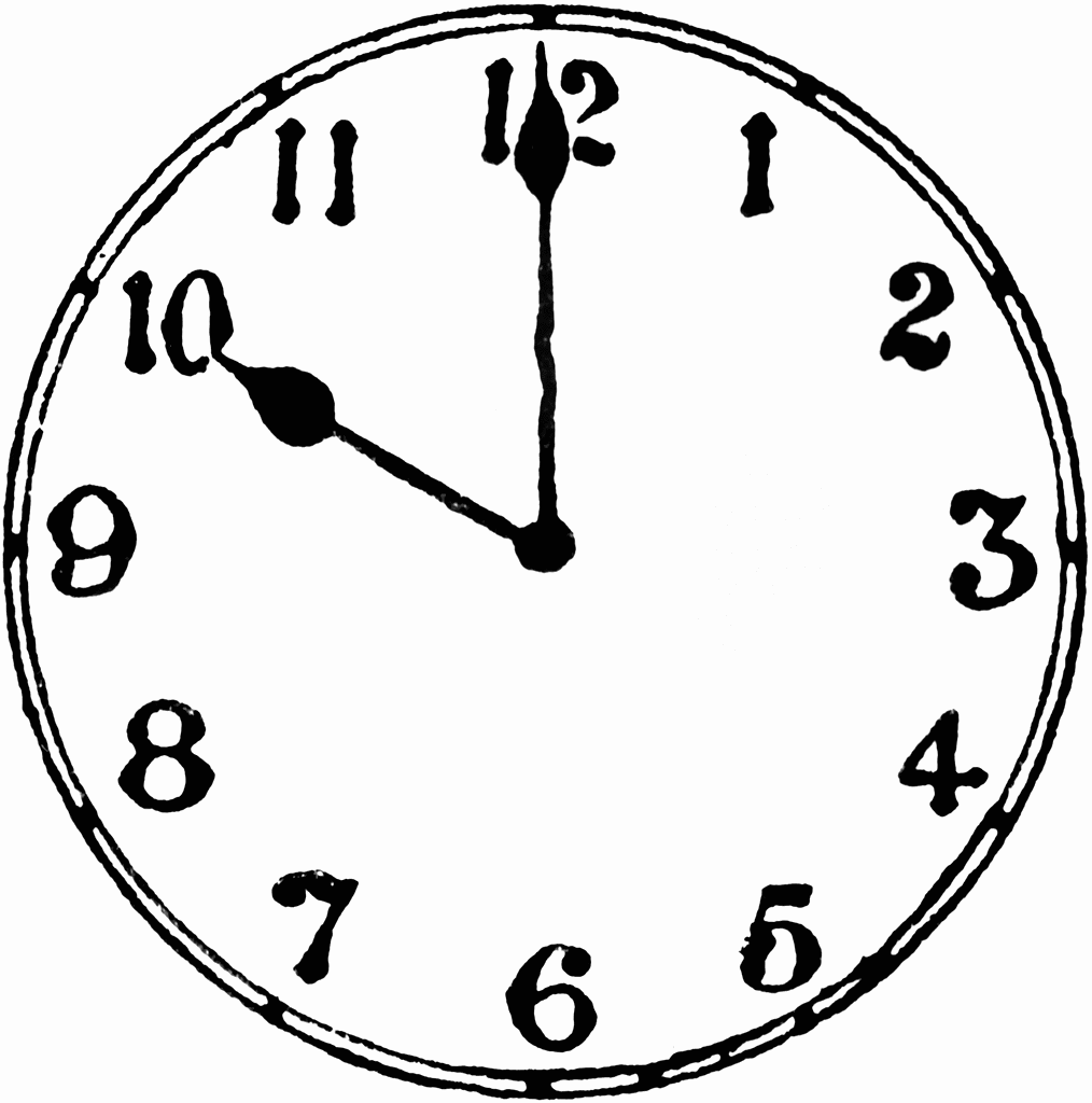 Clock clip art half hour free clipart images 3 - Clipartix