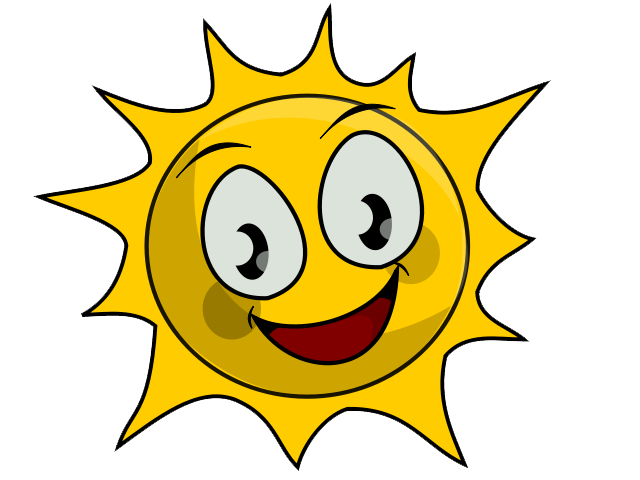 Cartoon Sunshine Clipart