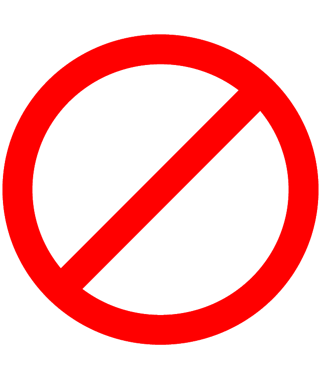 No Entry Sign Clipart