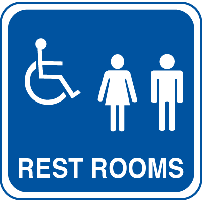 Handicap Accessible Rest Room Signs | Seton