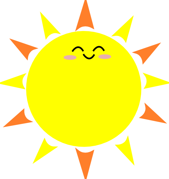 Cartoon Sunshine Clipart