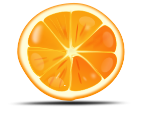 Orange slice Clipart, vector clip art online, royalty free design ...