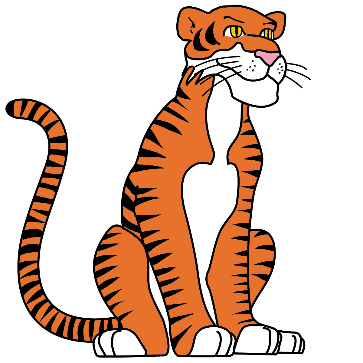 Tiger Face Cartoon - ClipArt Best