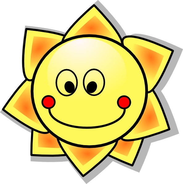 Cartoon Sunshine Clipart