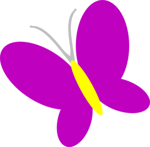 Purple Butterfly clip art - vector clip art online, royalty free ...