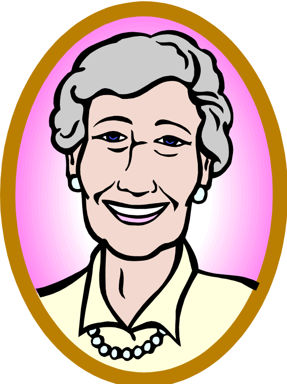 Old woman clip art