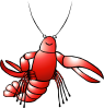 Crawfish 1 Clip Art