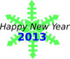 Happy New Year 2013 Clip Art