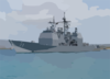 Uss Port Royal (ddg 73)  Departed On Deployment Clip Art