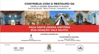 Restauração da Capela Nossa Senhora D´Ajuda