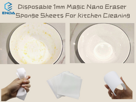 Disposable 1mm Magic Nano Eraser Sponge Sheets For Kitchen Cleaning