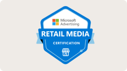 Retail Media certification badge.