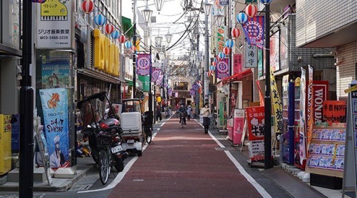 Marketplace in Japan. 