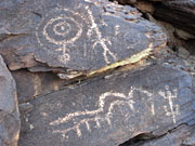 Petroglyphs in South Mountain Park