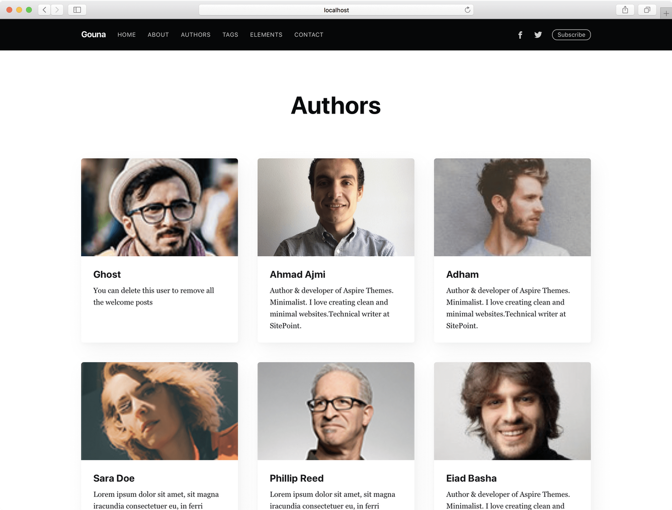 How to Create an Authors Page in Your Ghost Theme