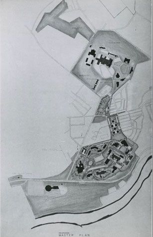 map of proposed  medical center