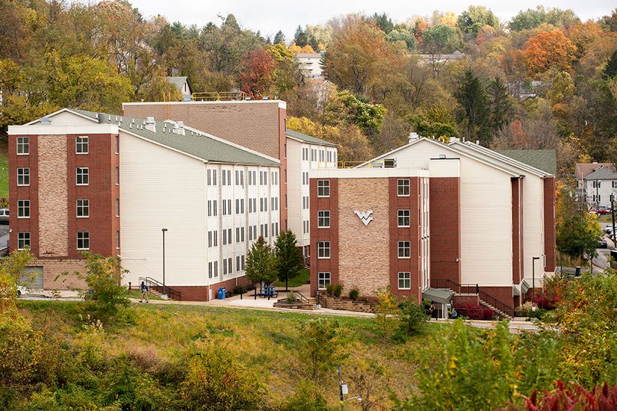 Exterior of Vandalia Hall buildings