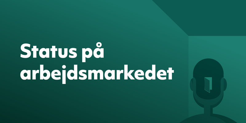 Illustration af status på arbejdsmarkedet juni 2024