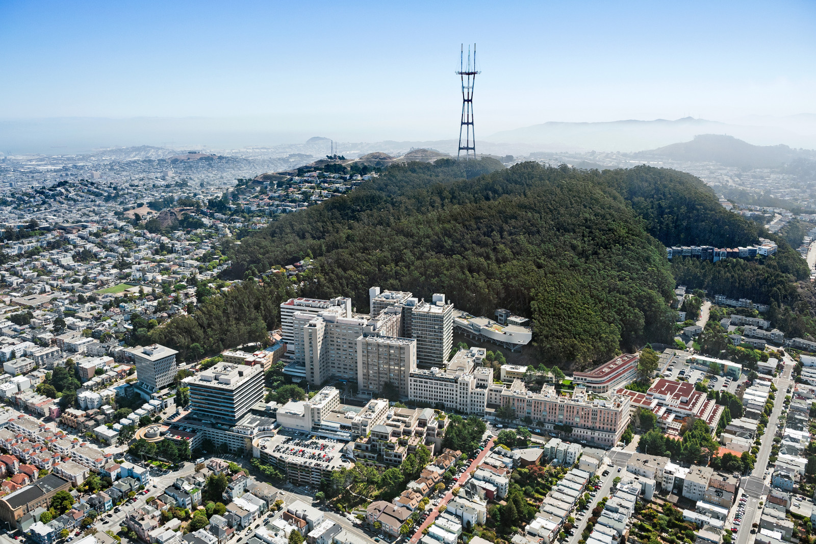 Parnassus Campus - aerial view