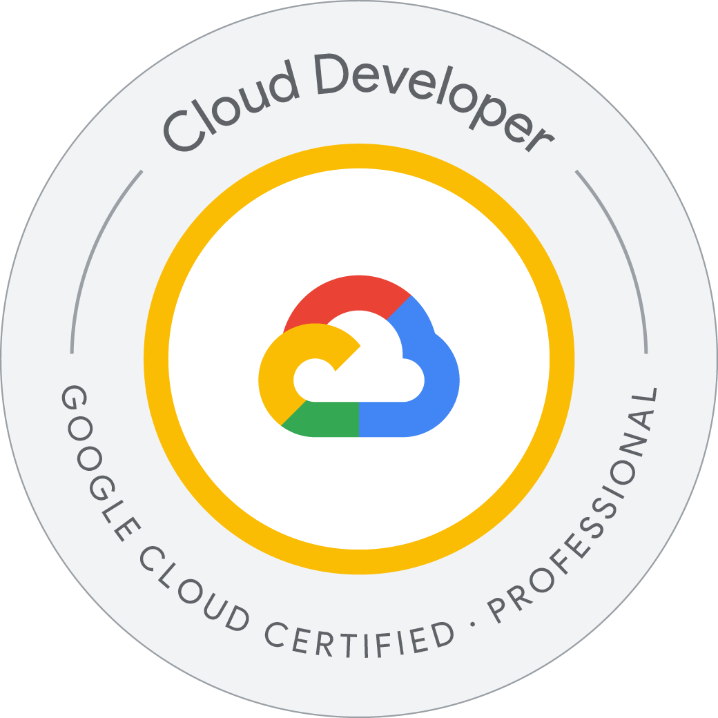 certificate of GCP Cloud Engineer Professional